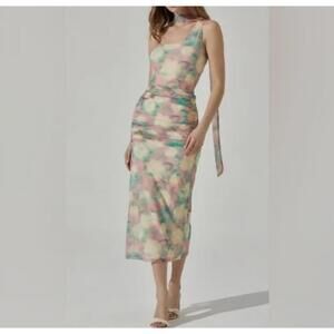 ASTR One Shoulder Bodycon Maxi Dress